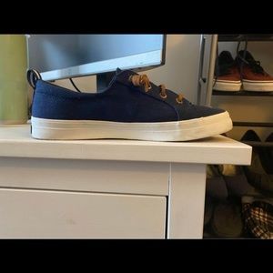 Women’s Navy Sperry’s